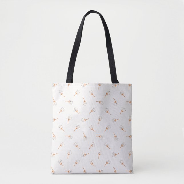 Bolsa Tote Padrão do ventilador da Bolinhas cúbica (Frente)