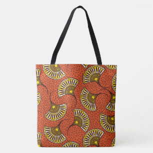 Bolsa Tote Padrão do ventilador de Ancara Africano