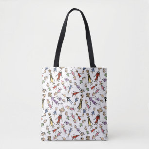 Bolsa Tote Padrão Festivo de Personagens de Whoville do Dr. S