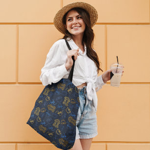 Bolsa Tote Padrão Festivo Tribal