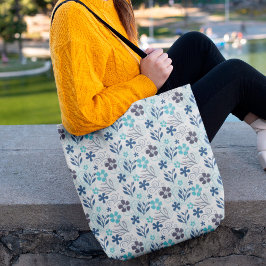 Bolsa Tote Padrão Floral
