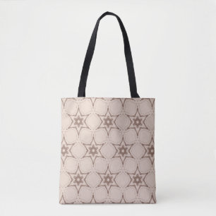 Bolsa Tote Padrão floral geométrico decorativo. Vint sem cost