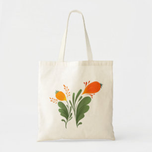 Bolsa Tote Padrão floral popular ucraniano. Ucrânia