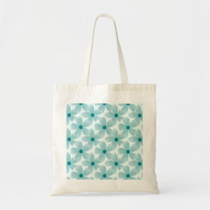 Bolsa Tote Padrão floral verde.