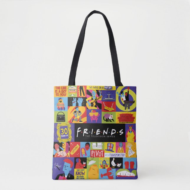 Bolsa Tote Padrão FRIENDS™ Icônico (Frente)
