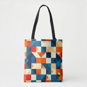 Bolsa Tote Padrão Geométrico Abstrato