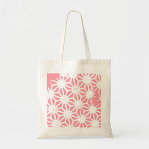 Bolsa Tote Padrão geométrico do coral