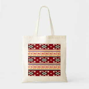 Bolsa Tote Padrão Geométrico Nacional Americano Tribal