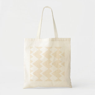 Bolsa Tote Padrão gráfico de forma de seta de chevron simpl