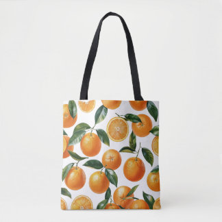 Bolsa Tote Padrão Laranja