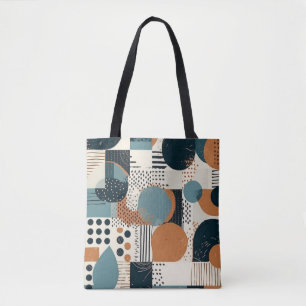 Bolsa Tote Padrão mínimo sem costura Abstrato - Geométrico (1