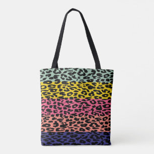 Bolsa Tote Padrão Moderno da Pele do Leopardo