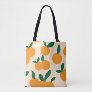 Bolsa Tote Padrão Moderno de Frutas de Na moda Citros