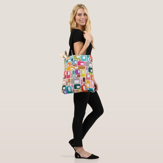 Bolsa Tote Padrão moderno do século médio (No(a) Modelo)