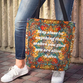 Bolsa Tote Padrão Mosaico Personalizado Nowruz Presente no An