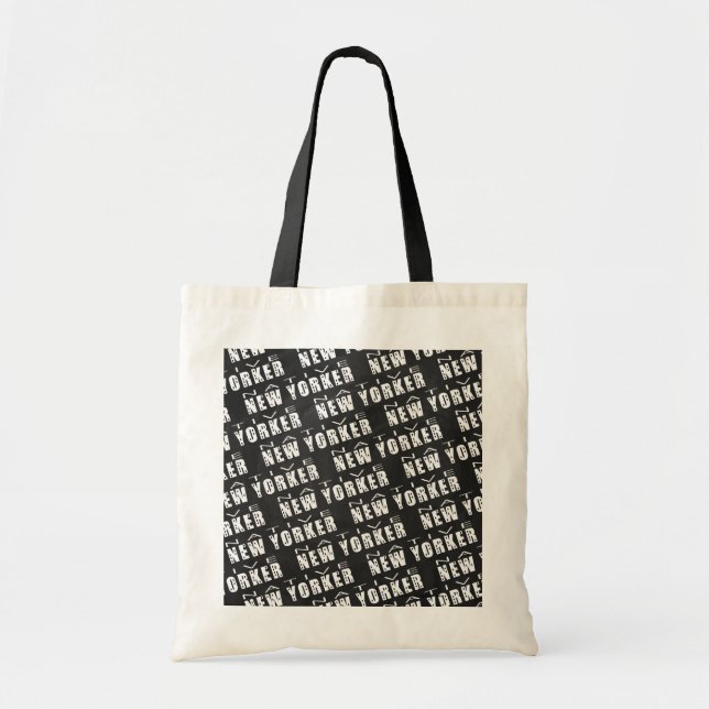 Bolsa Tote Padrão Nativo de Nova York (Frente)