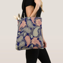 Bolsa Tote Padrão Paisley 