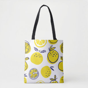 Bolsa Tote Padrão perfeito de frutas de laranjas