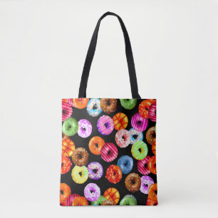 Bolsa Tote Padrão perfeito do Rosquinha + seu backgr. & ideia