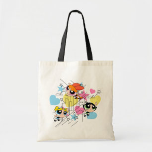 Bolsa Tote Padrão Powerpuff Girls Townsville