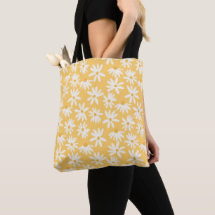 Bolsa Tote Padrão Retroativo das Visitas de Verão Pequeno #5