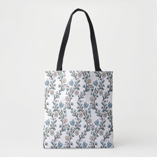 Bolsa Tote Padrão rococó (Frente)