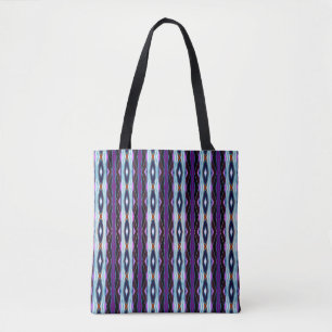 Bolsa Tote Padrão Roxo Único