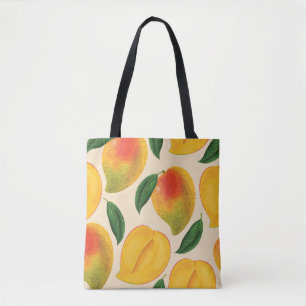 Bolsa Tote Padrão sem costura da Fruta de Mango
