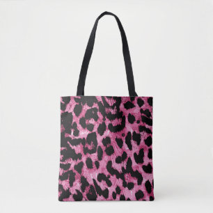 Bolsa Tote Padrão sem costura leopardo