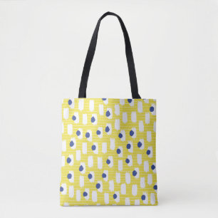 Bolsa Tote Padrão sem soldadura do traçado do pincel desenh