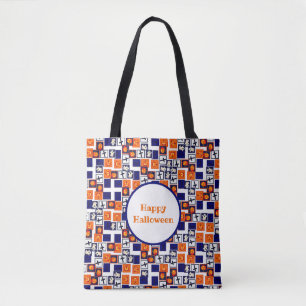 Bolsa Tote padrão teórico do Dia das Bruxas