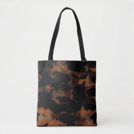 Bolsa Tote Padrão TortoisésInferno Invisível, Chic TortoiseSh