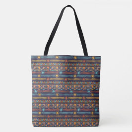 Bolsa Tote Padrão Tribal Étnico