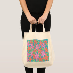 Bolsa Tote Padrão Tropical de Starfish