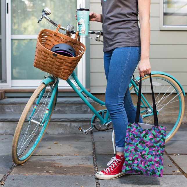 BOLSA TOTE PADRÃO TURQUOISE CAMO (Criador carregado)
