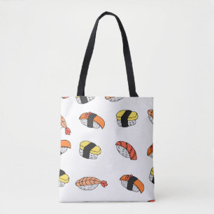Bolsa Tote padrão uniforme de Sushi