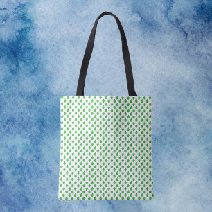 Bolsa Tote Padrão Verde da Fruta Apple