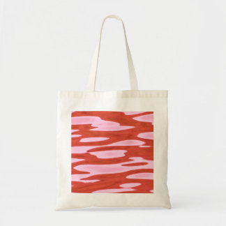 Bolsa Tote padrão vermelho rico