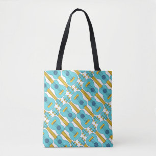 Bolsa Tote Padrão Vertical Ukulele
