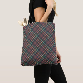 Bolsa Tote Padrão Xadrez Clássico