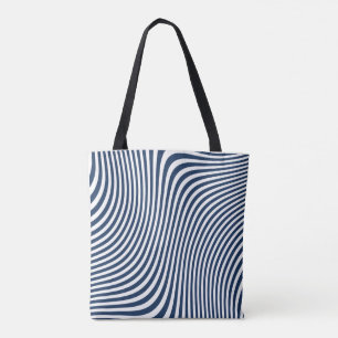 Bolsa Tote padrão zigzag
