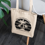 Bolsa Tote Padrinhos de casamento de Casamento da Ilha do Bac<br><div class="desc">Legal palmeiras em uma despedida de solteiro ou padrinhos de casamento de presente de saco. Personalize estas bolsas legal para o casamento de destino. Eles são perfeitos para a festa da noiva trazer para uma ilha um janto de ensaio de fuga ou para uma madrinha de casamento ou melhor homem....</div>