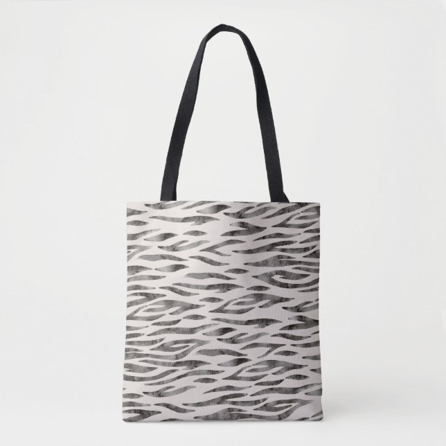 Bolsa Tote Padrões da Pele Selvagem de Animais Tiger (Frente)