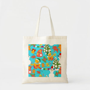 Bolsa Tote Padrões De Amizade Para Crianças.
