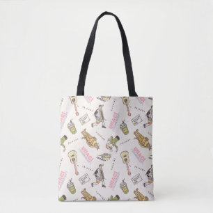 Bolsa Tote Padrões de desenho do Tan FRIENDS™