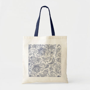 Bolsa Tote Padrões de flores clássicas fofas