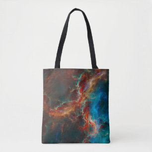 Bolsa Tote padrões e formas fractais abstrato. Uni infinita