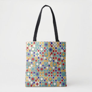 Bolsa Tote Padrões islâmicos perfeitos de cor. Apelido isl