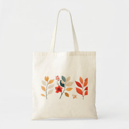 Bolsa Tote Padrões mínimos do Bloom Botânico Floral