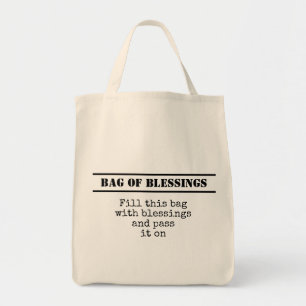 Bolsa Tote Pagando-o para a Frente Saco de Bênçãos Dando Bols
